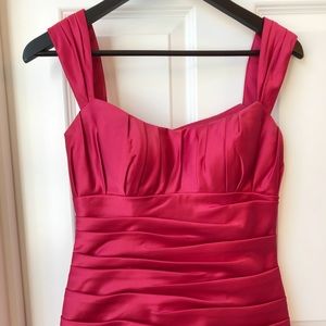 Bill Levkoff Satin Formal Sheath Dress Size 4